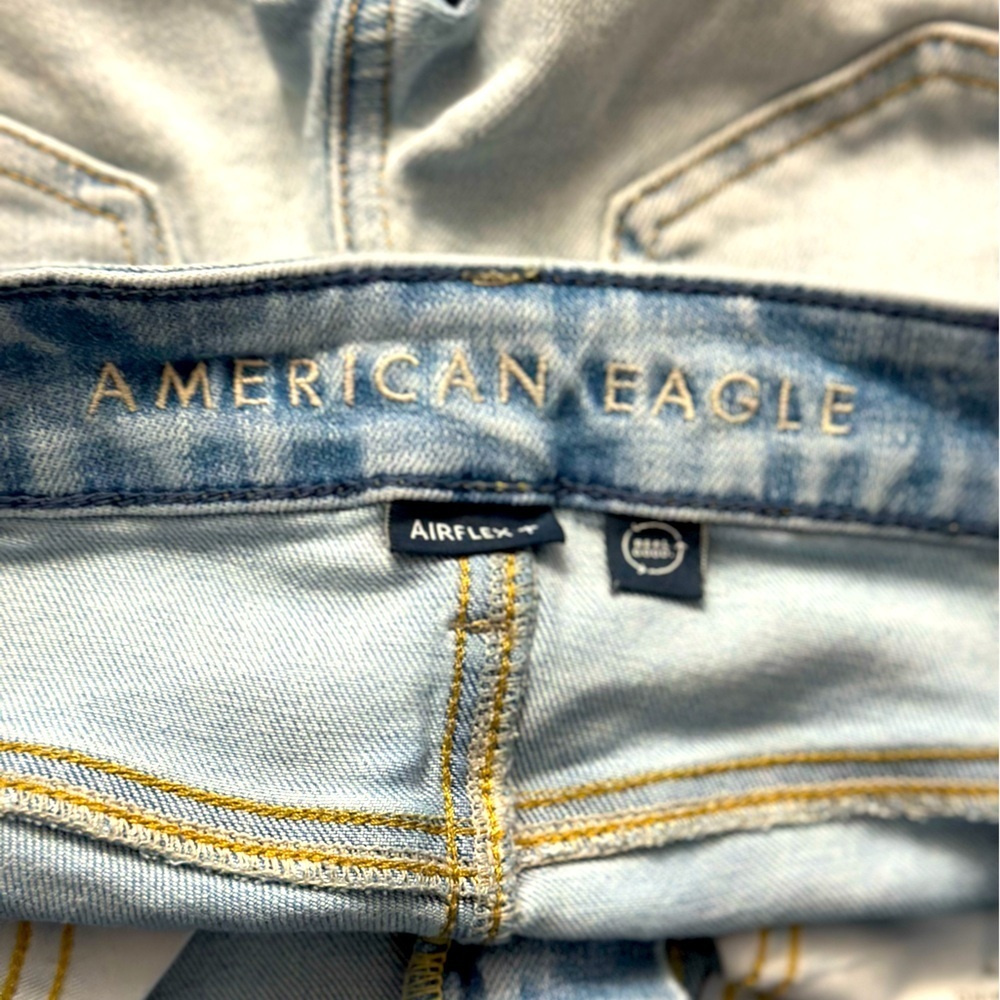 American Eagle Outfitters Men's AirFlex Patched Slim Jean Size 26X28 From 9/23 - Picture 3 of 5